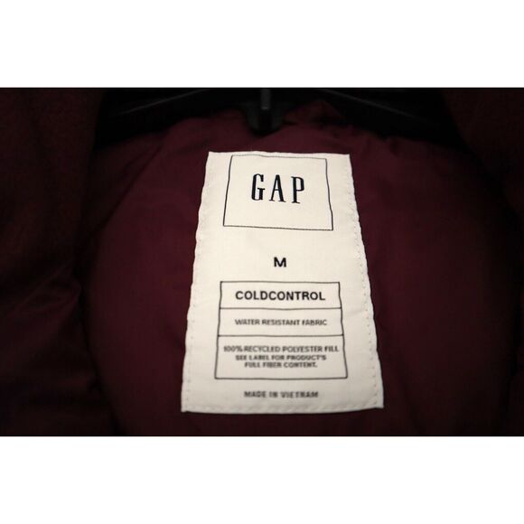 Gap Women's Sz M Purple Huckleberry ColdControl Quilted WR Puffer Vest - Picture 3 of 6